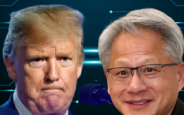 Nvidia CEO and President Trump discuss DeepSeek and AI chip exports during meeting