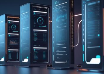 Illustration of automated patching and compliance systems securing IT infrastructure in real time.