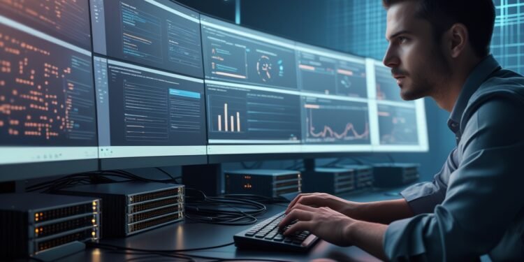 Cybersecurity specialist defending AI models running in a containerized cloud environment