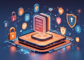 AI-driven systems balancing data privacy concerns, with a focus on secure, ethical data collection and compliance.