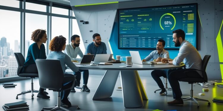 Dashboard showing integrated security and observability metrics with unified telemetry in a DevSecOps environment.