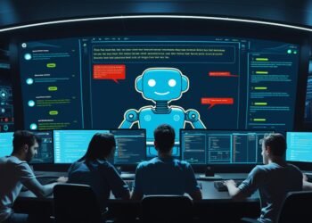 A virtual assistant interface displaying a simulated attack prompt and flagged output, illustrating the risks of prompt injection and misuse in conversational AI systems.