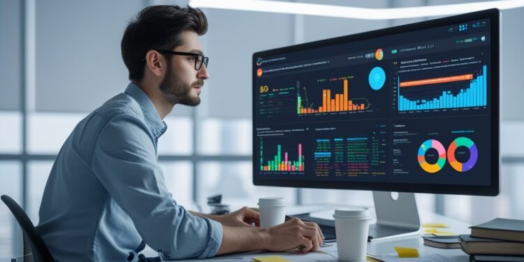 "Automated software testing dashboard with CI/CD pipeline integration"