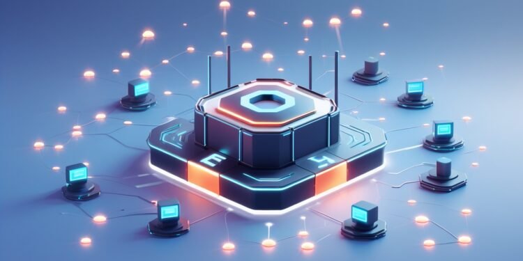 F5 NGINX API gateway diagram showing secure traffic routing, scaling across cloud-native environments, and threat mitigation at the edge.