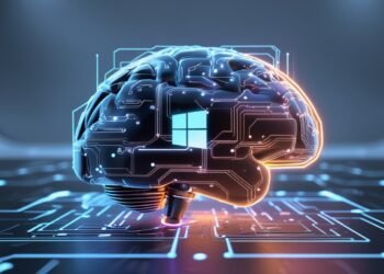 Microsoft Phi-4-Reasoning-Plus small model AI concept on futuristic digital background