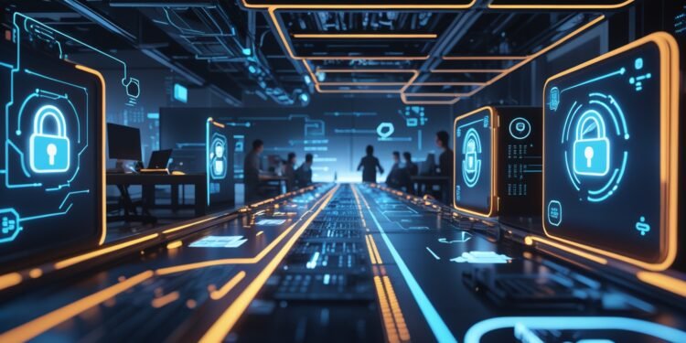 Zero Trust DevOps security protecting a CI/CD pipeline flow