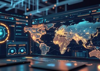 Cloud-native SIEM dashboard showing AI-powered threat detection