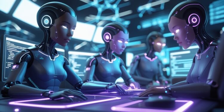 Prompt Engineering 2.0 multi-agent AI workflow illustration