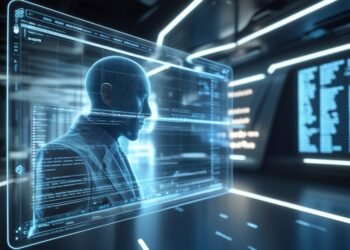 AI system analyzing image, voice, and text data simultaneously