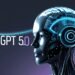 GPT-5 AI core concept illustration with futuristic interface overlays