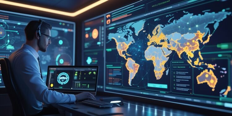 AWS cloud security dashboard showing threat detection and containment process