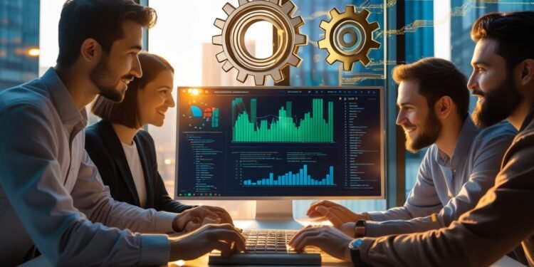 DevOps engineers using AI automation to instantly deploy cloud servers in 2025