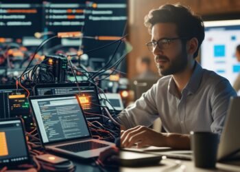 Kubernetes developer platform split between chaotic tool sprawl and streamlined DevOps workflows with self-service and observability.