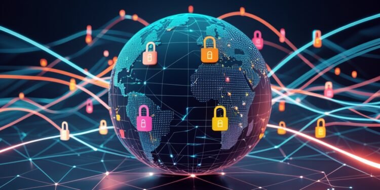 International data privacy compliance with global regulations Image Title: