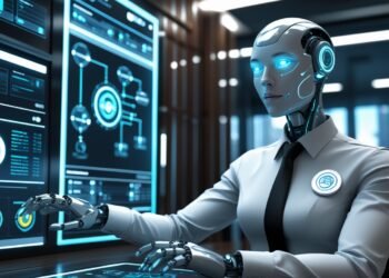 An intelligent AI agent navigating complex enterprise workflows with autonomy