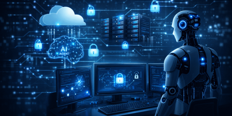 Enterprise AI agent monitoring cloud systems with Zero Trust security controls