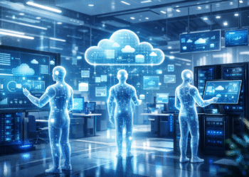 AI agents managing enterprise workflows across cloud and DevOps systems