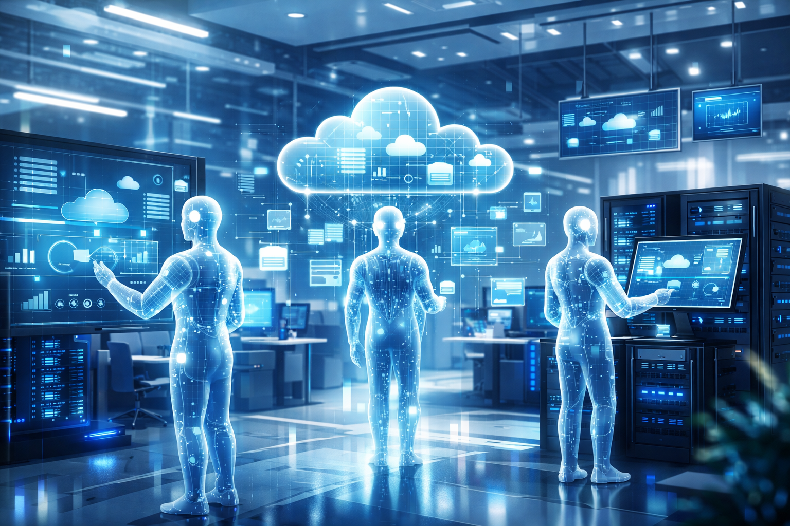 AI agents managing enterprise workflows across cloud and DevOps systems