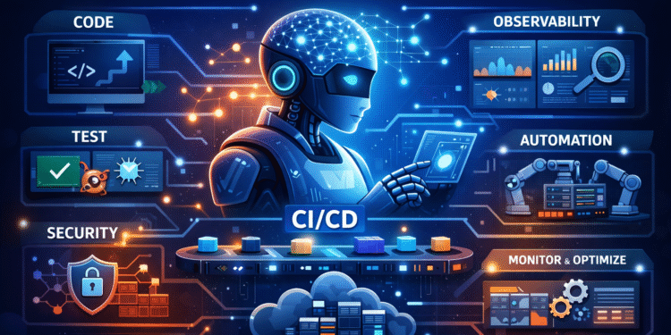 Agentic AI managing automated DevOps CI/CD pipeline infrastructure