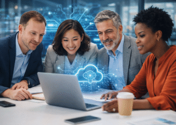 AI infrastructure cloud architecture 2026 team analyzing cloud and AI systems