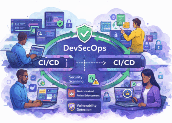 DevSecOps security integrated into CI/CD pipelines with developers and security engineers