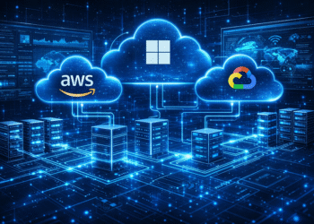 multi-cloud architecture connecting multiple cloud platforms across enterprise infrastructure