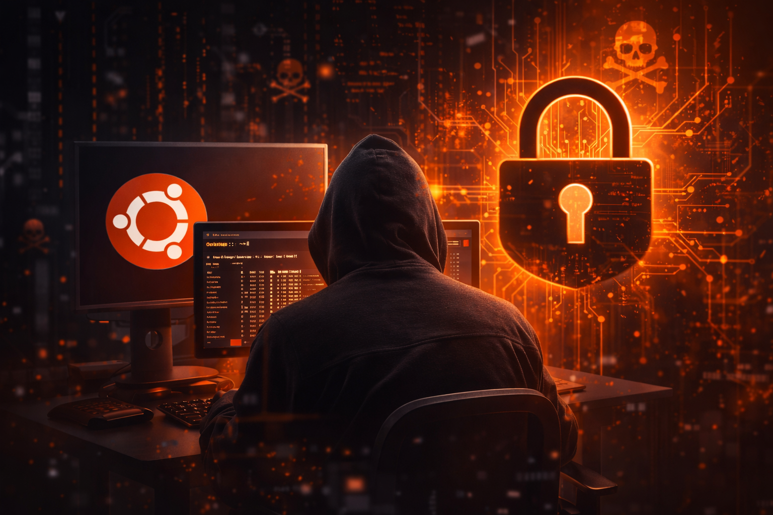 ubuntu root access vulnerability Linux security exploit concept