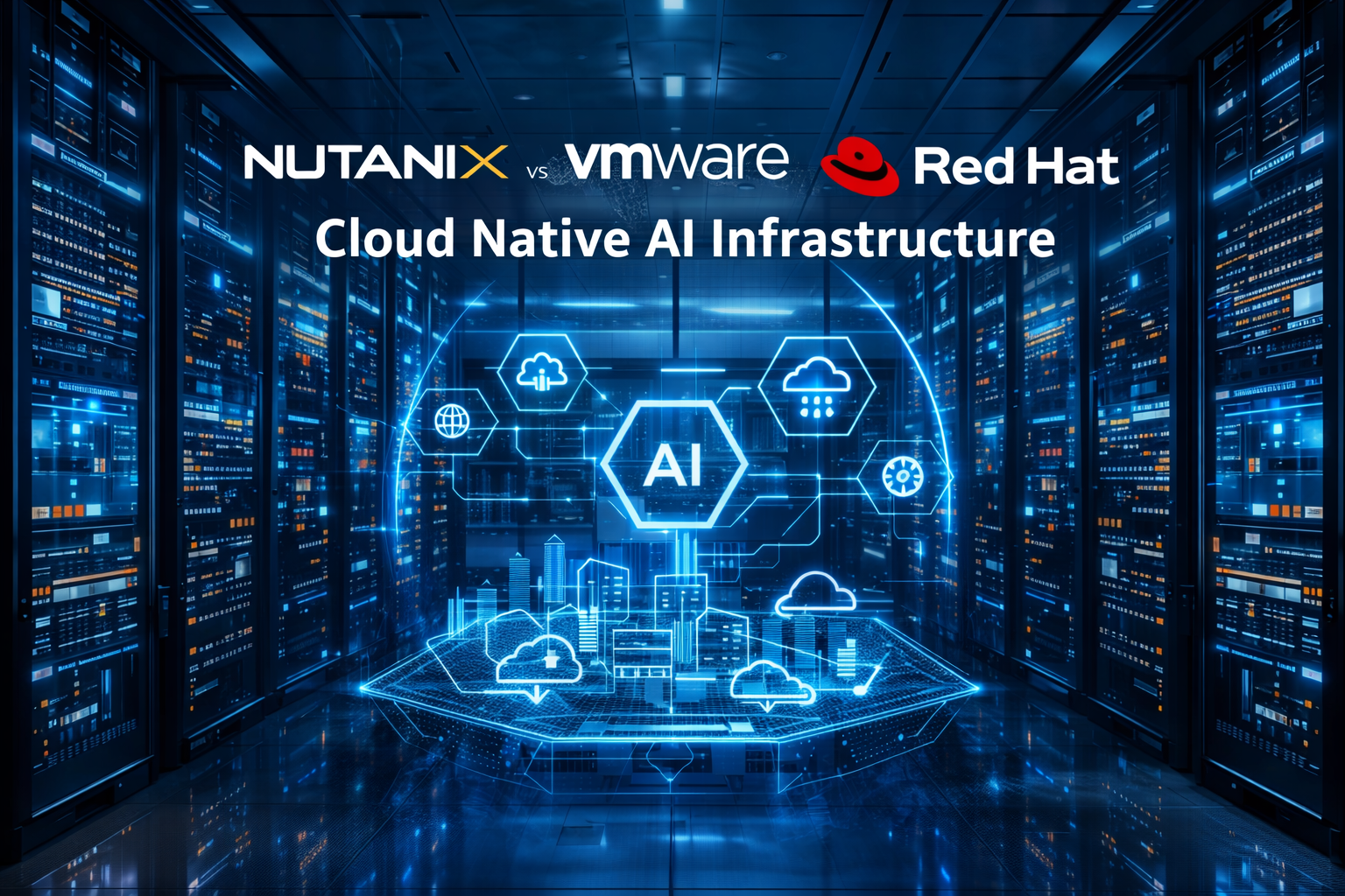 Nutanix vs VMware Red Hat cloud native AI infrastructure comparison