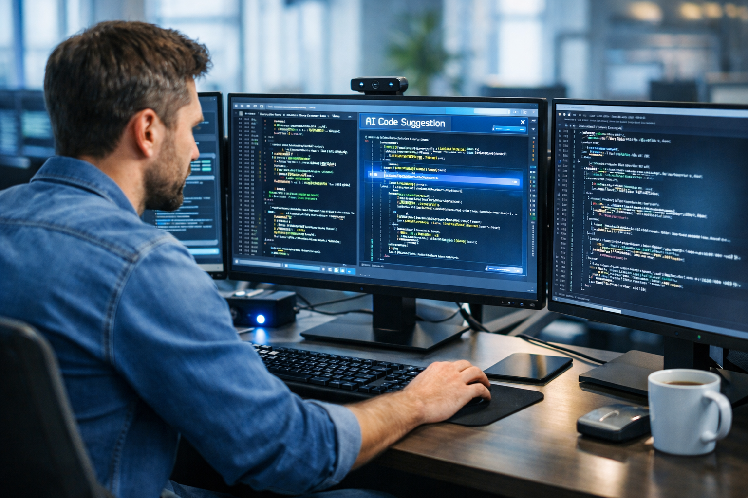 AI-written code in Linux kernel being reviewed by a developer