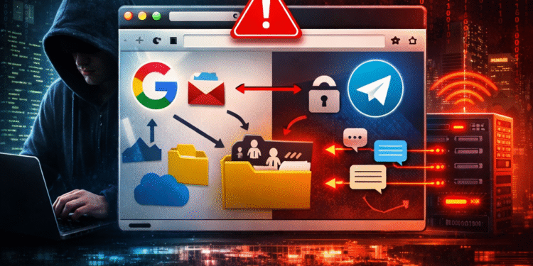 malicious chrome extensions stealing google and telegram data