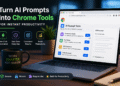 AI prompts Chrome tools for one-click productivity and automation