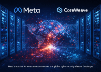 Meta and CoreWeave AI cloud infrastructure supporting global networks and accelerating AI cybersecurity threat detection