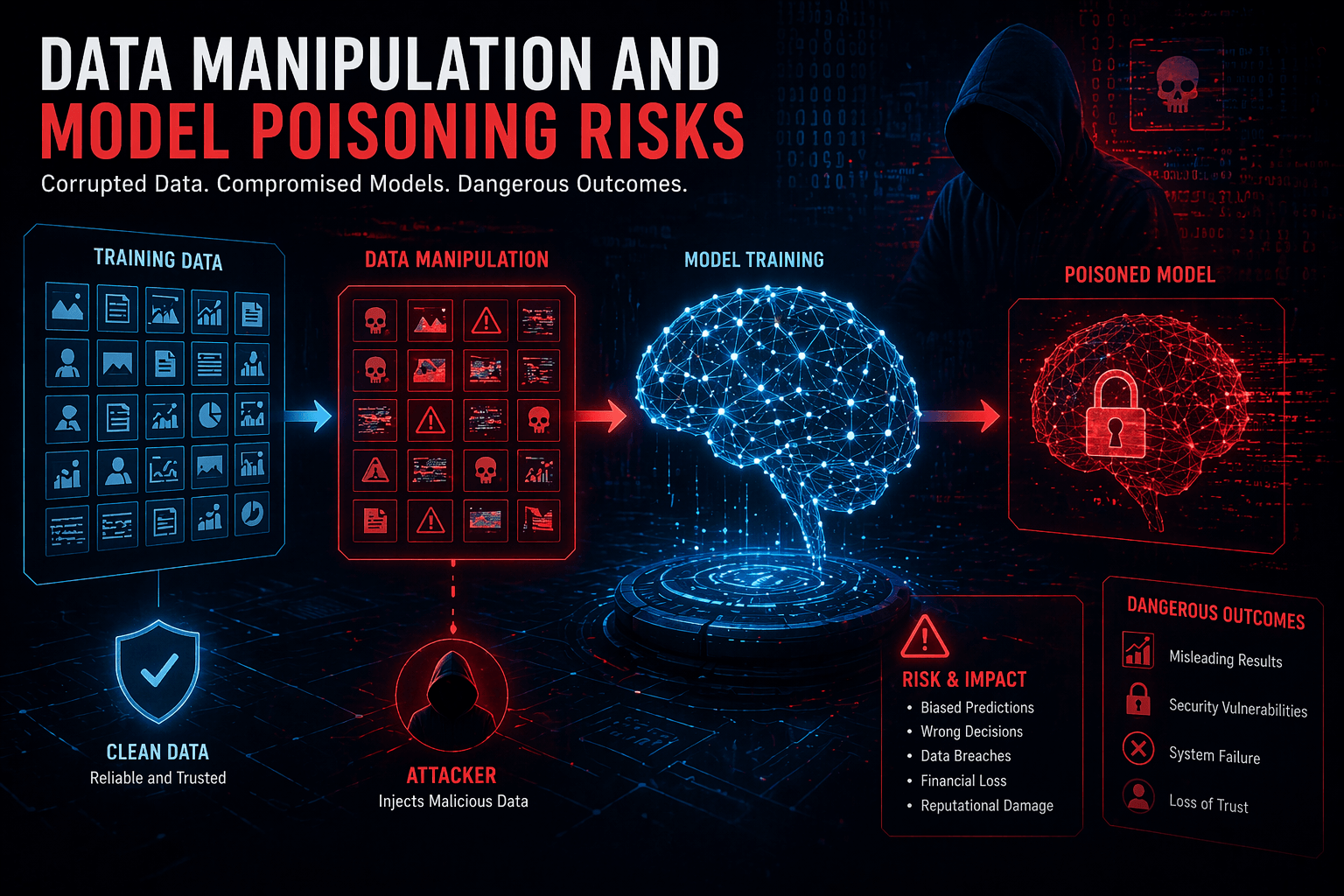 AI threat landscape 2026 data manipulation and model poisoning risks