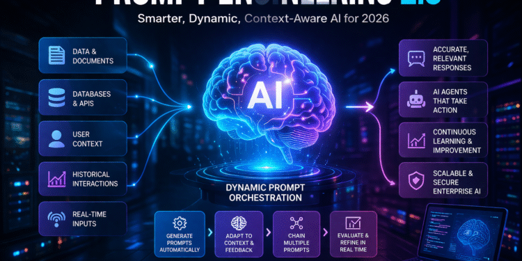 Prompt Engineering 2.0 AI automation workflow visualization