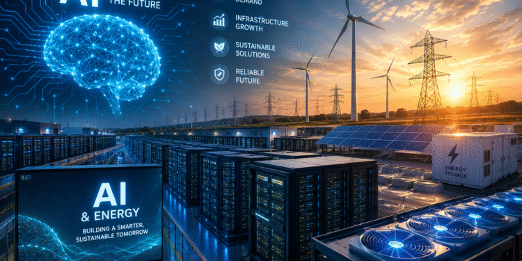 AI power crisis and energy infrastructure supporting hyperscale data centers
