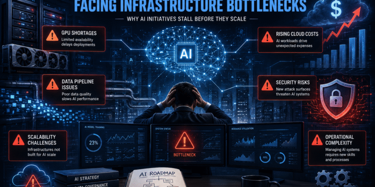 enterprise AI projects facing infrastructure bottlenecks and cloud scalability issues