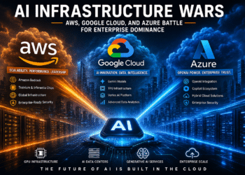 AI infrastructure wars between AWS Google Cloud and Azure