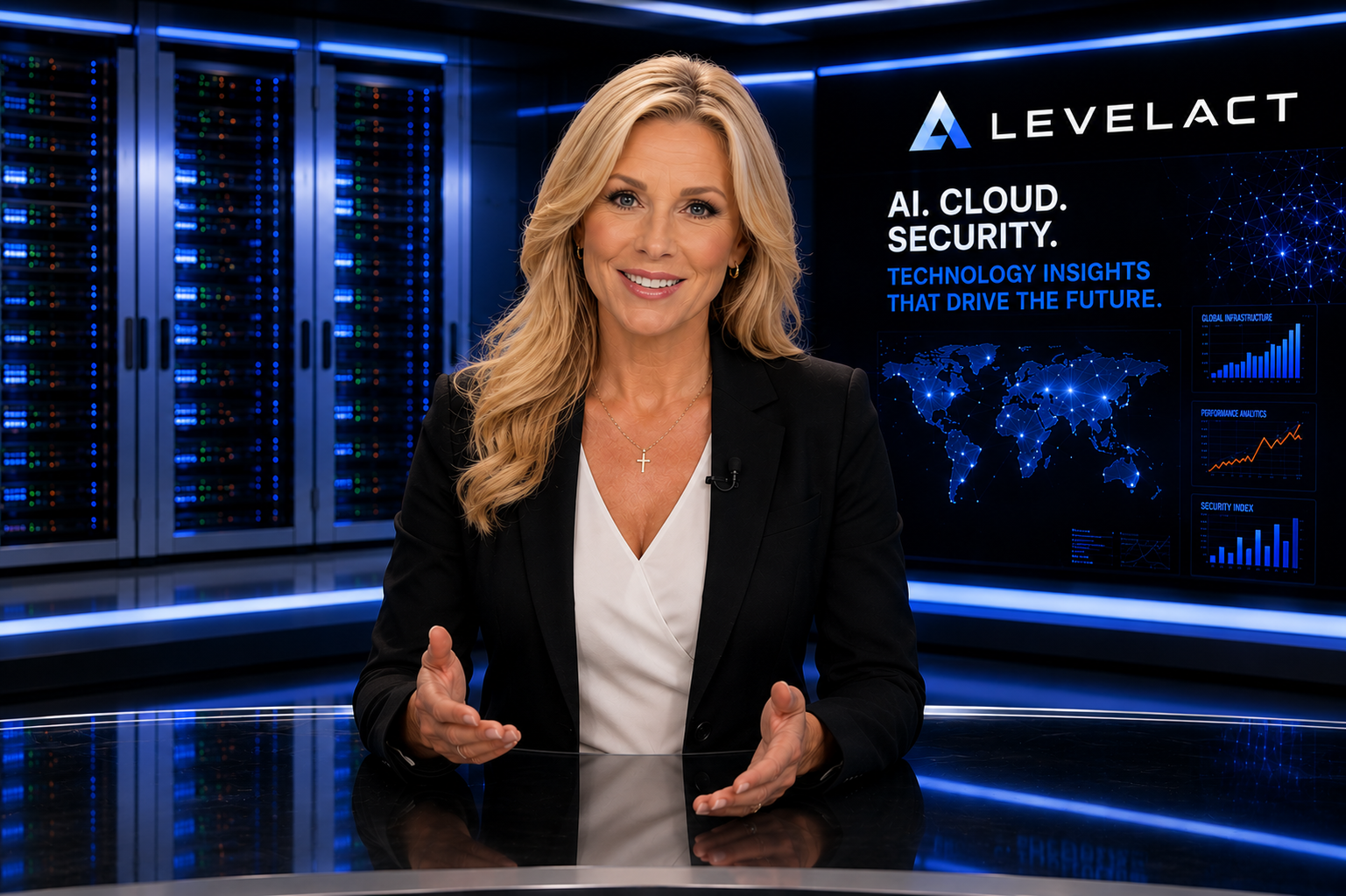 Jennifer reporting on AI-native data centers and AI infrastructure for LevelAct
