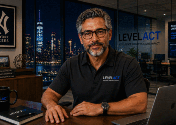platform engineering expert in LevelAct office at night