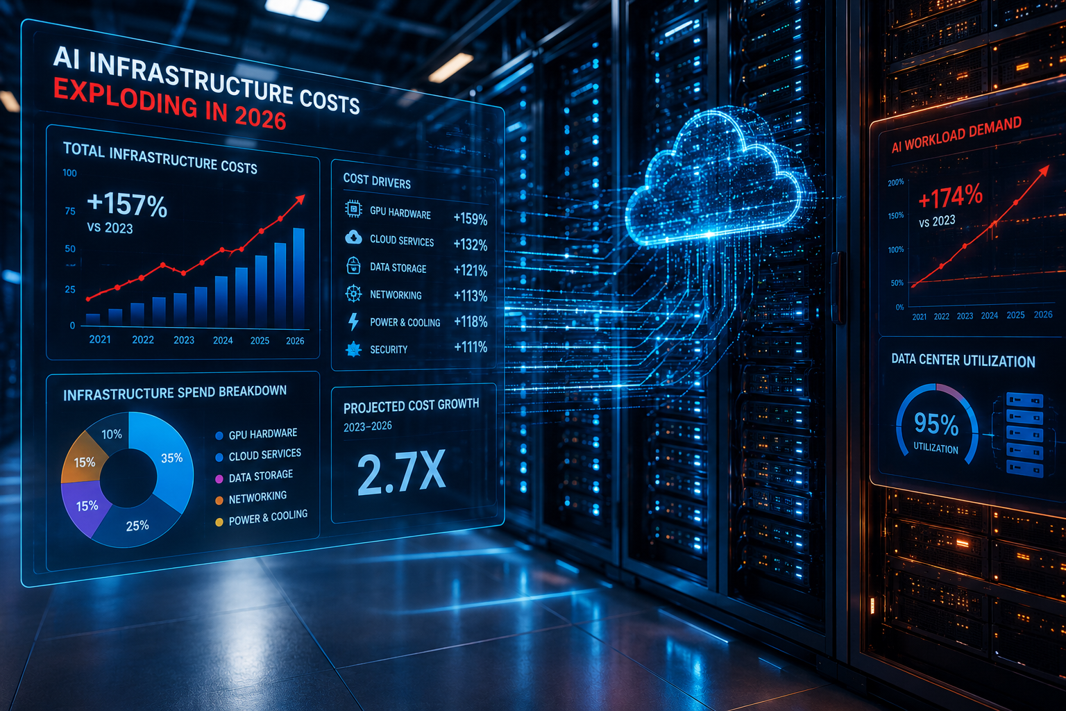 rising AI infrastructure costs in enterprise technology environments