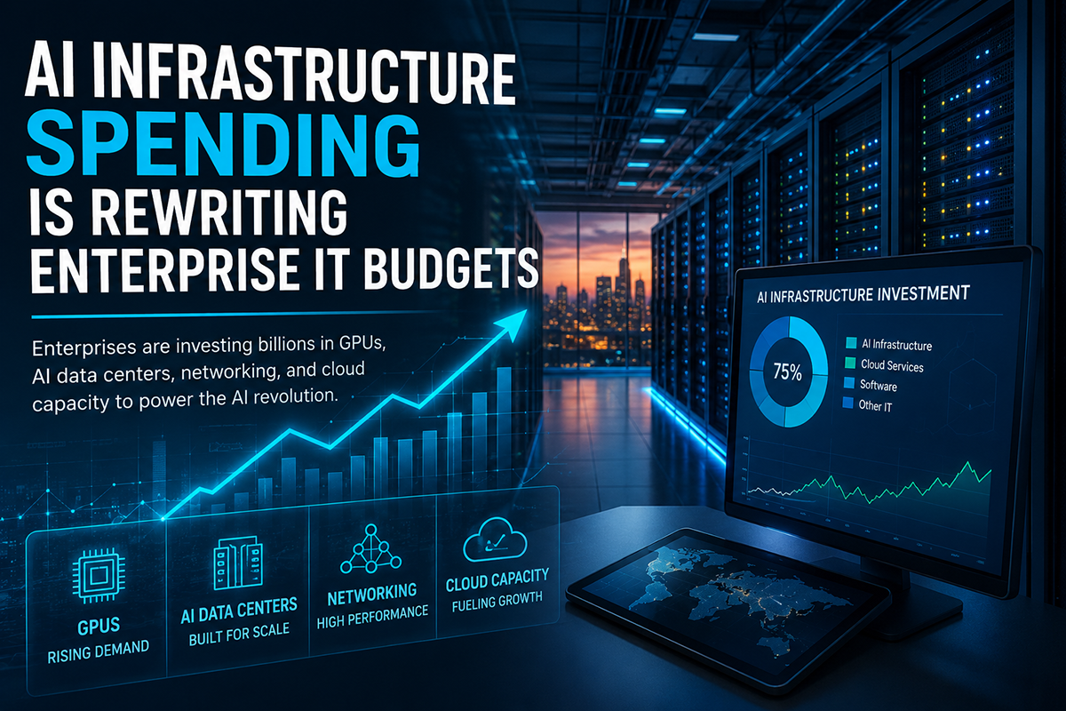 AI Infrastructure Spending Is Rewriting Enterprise IT Budgets with GPUs, AI Data Centers, Networking, and Cloud Infrastructure