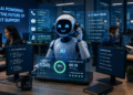 AI IT Help Desk using artificial intelligence to automate enterprise technical support and customer service requests