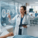 AI in Healthcare helping doctors diagnose patients using artificial intelligence in a modern hospital in 2026