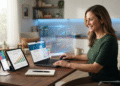 AI Personal Finance dashboard helping a homeowner manage budgeting, savings, investing, and financial planning with artificial intelligence