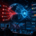 AI vs. Hackers cybersecurity operations center using artificial intelligence to stop cyberattacks in 2026.