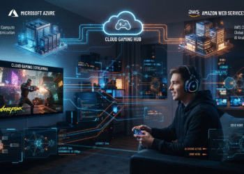 Cloud Gaming powered by Microsoft Azure and Amazon AWS cloud infrastructure