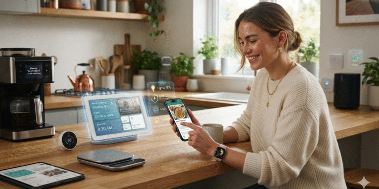 AI changing everyday life through smart devices, digital assistants, and artificial intelligence technology