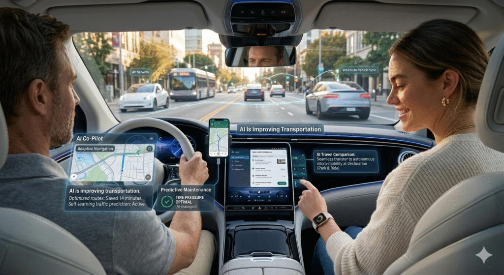 AI Is Changing Everyday Life: AI improving transportation