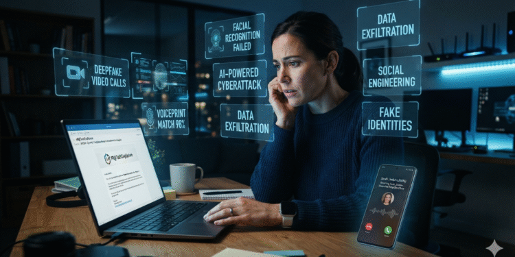 AI scams using phishing emails, voice cloning, and deepfake technology to target online users