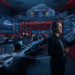 CISO monitoring Shadow AI activity across enterprise systems and cybersecurity dashboards in a modern security operations center